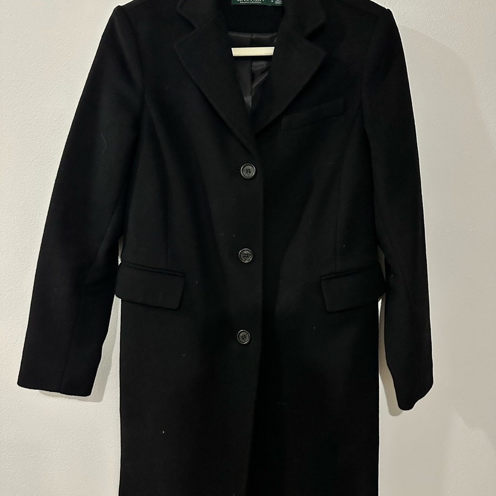 Ralph Lauren Black Trench Coat